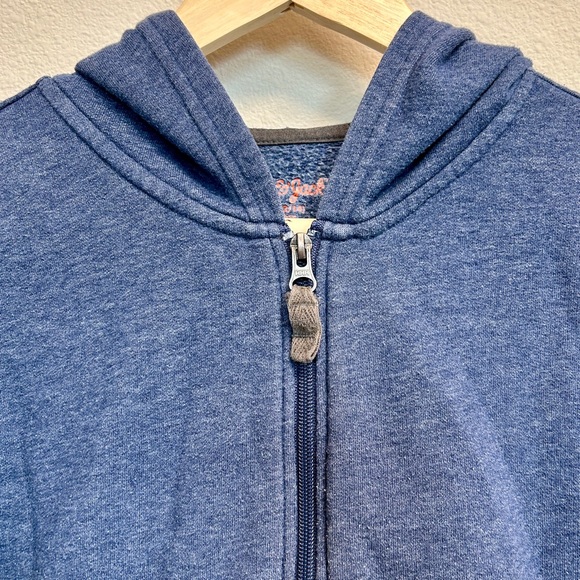 Jacket Zipper Hoodie Boy's L (12-14) Blue and Yellow Striped Cat & Jack Jumper - Picture 4 of 10